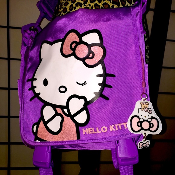 Hello  Kitty Purple Messenger Bag Sanrio - Picture 13 of 16